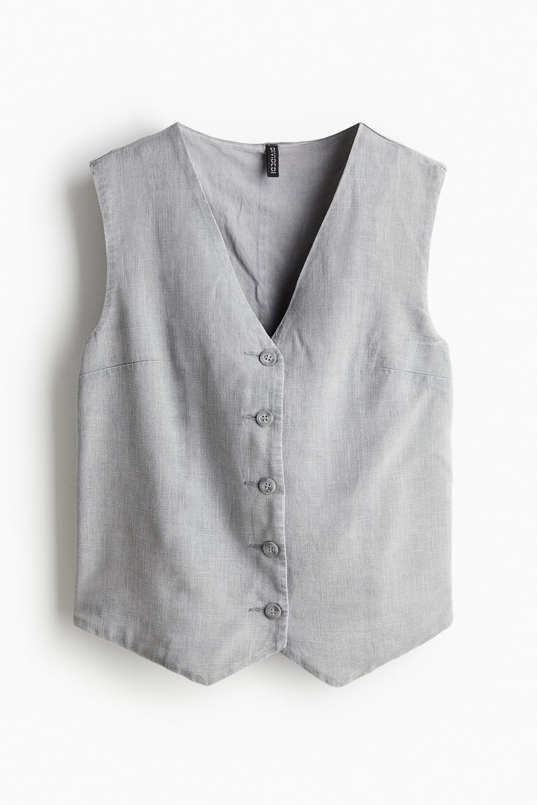 Linen Waistcoat Set