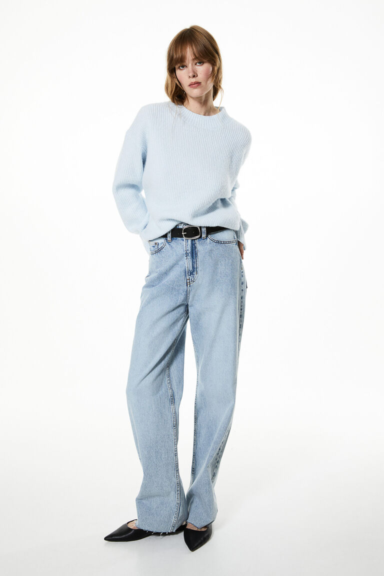 Rib Knit Ss Rugger Evening Blue