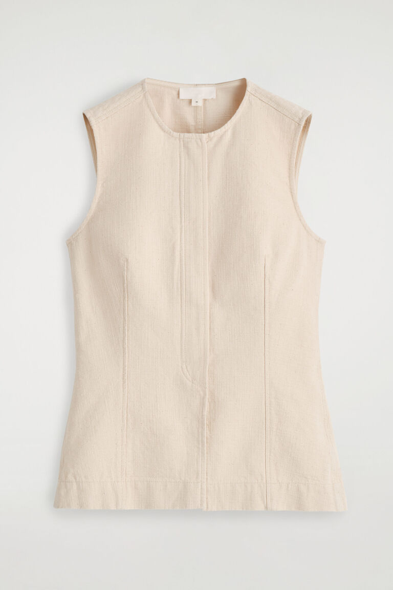 เสื้อแขนกุดผ้ายีนส์