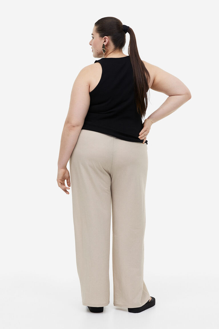 Pullon jersey trousers