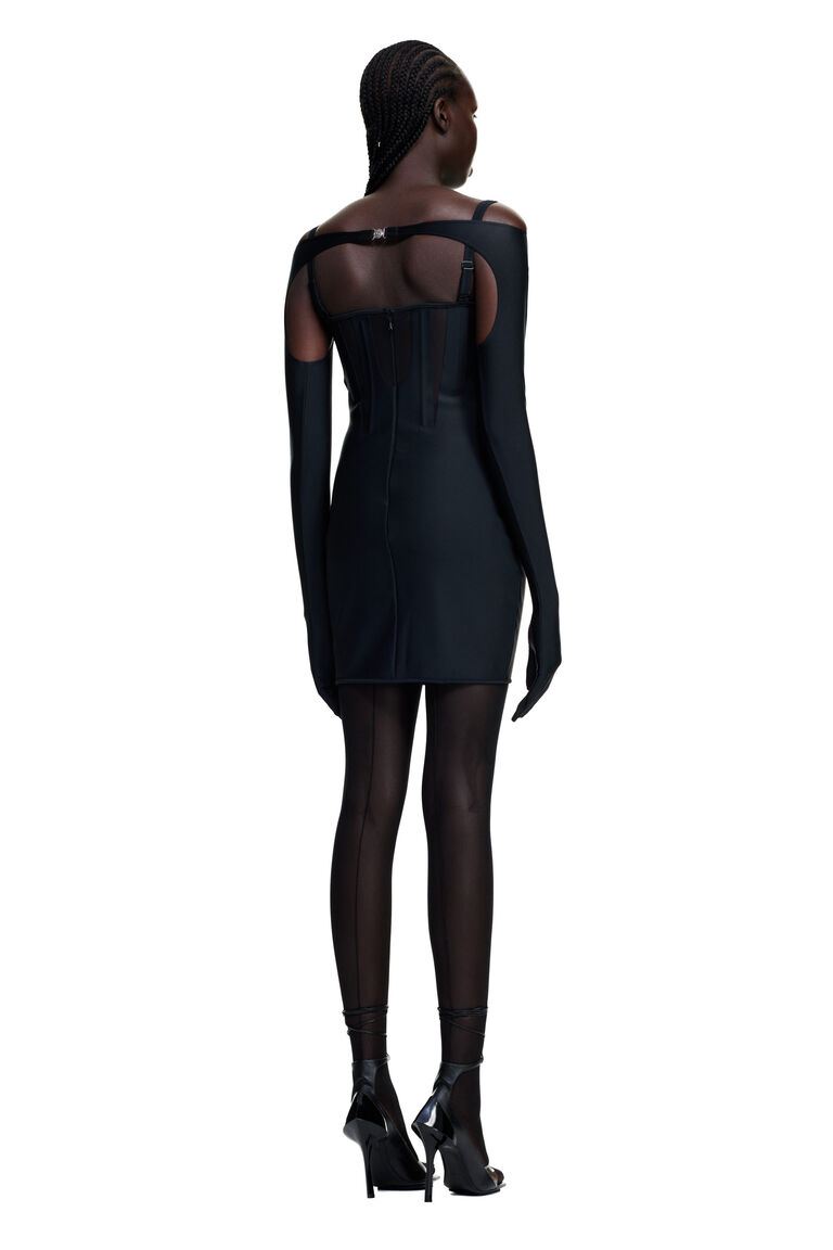 Corset-style mini dress