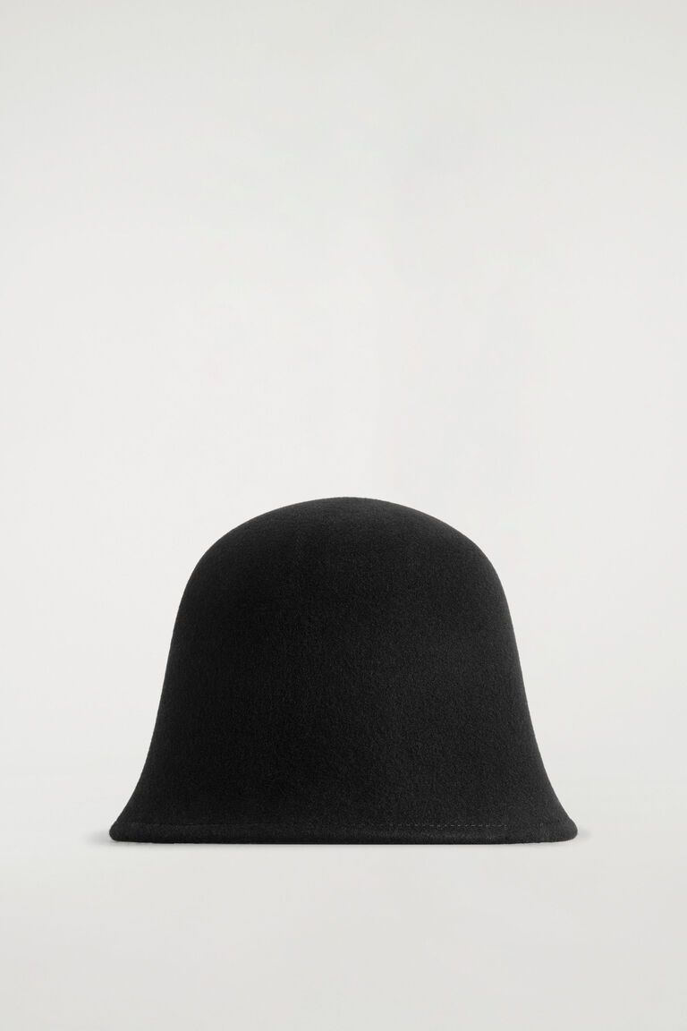 FELTED-WOOL BUCKET HAT