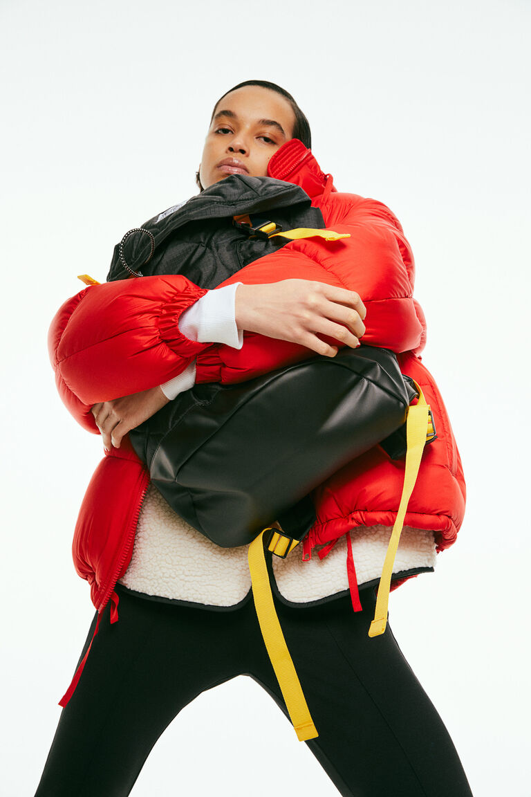 Drawstring-top backpack