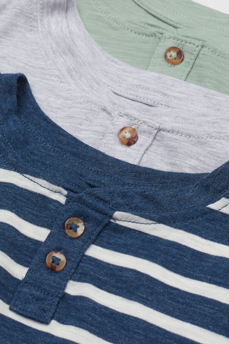 3pack Henley tops