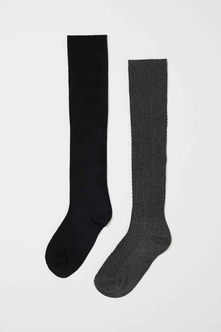 2pack knee socks