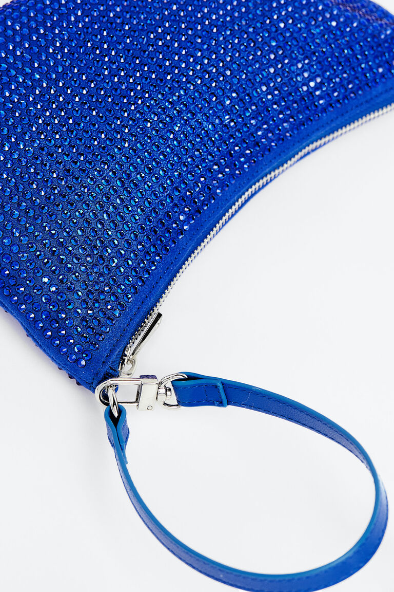 Rhinestoneembellished shoulder bag