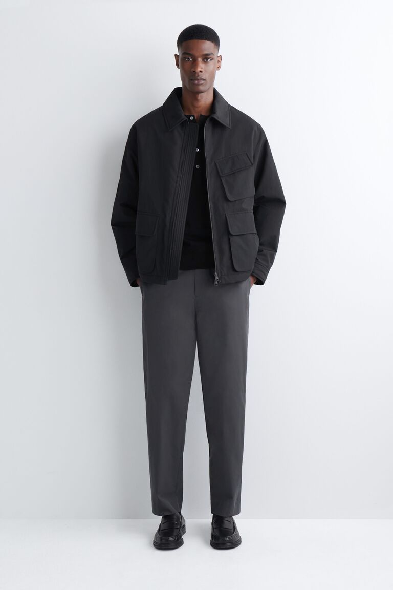 COTTON REGULAR-FIT STRAIGHT-LEG CHINOS