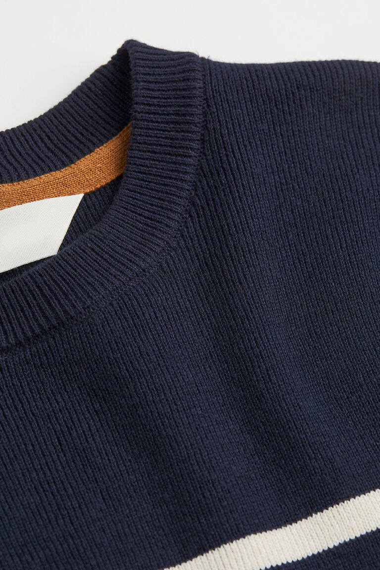 Fineknit cotton jumper