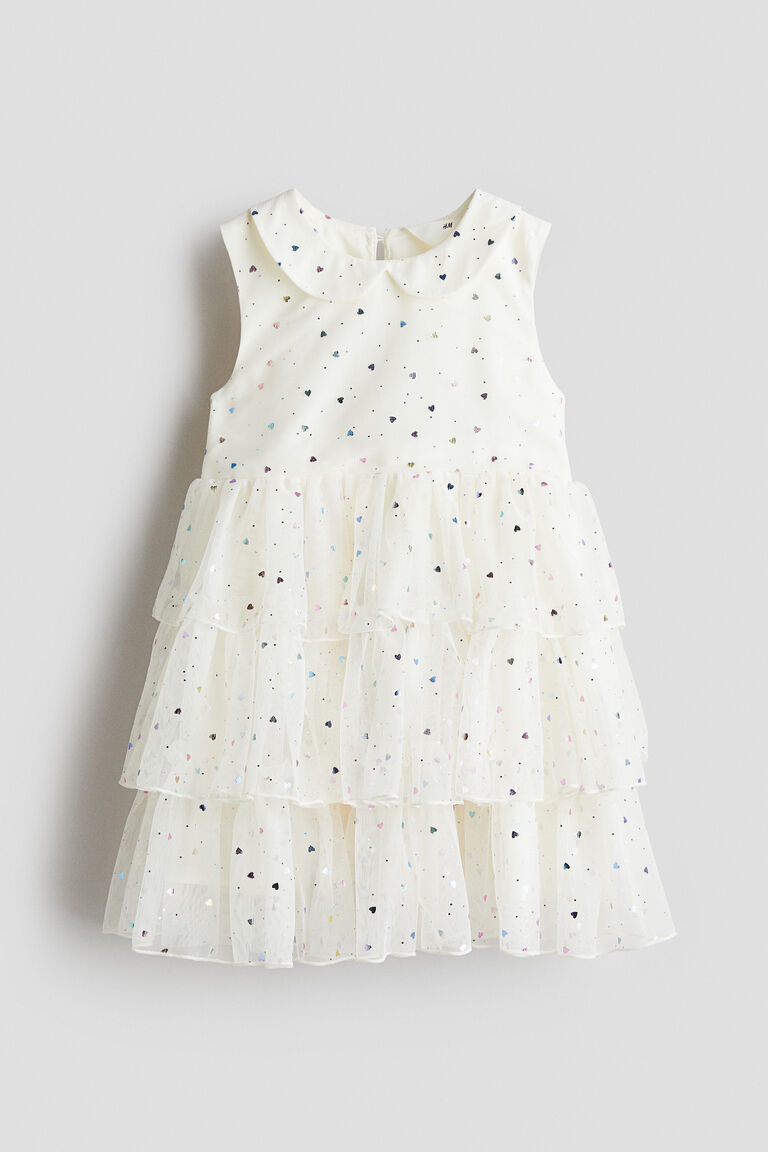 Tiered tulle dress