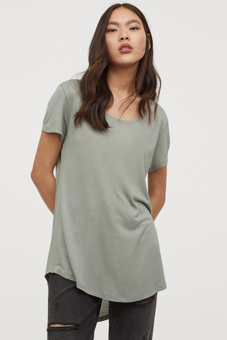 Viscose jersey top