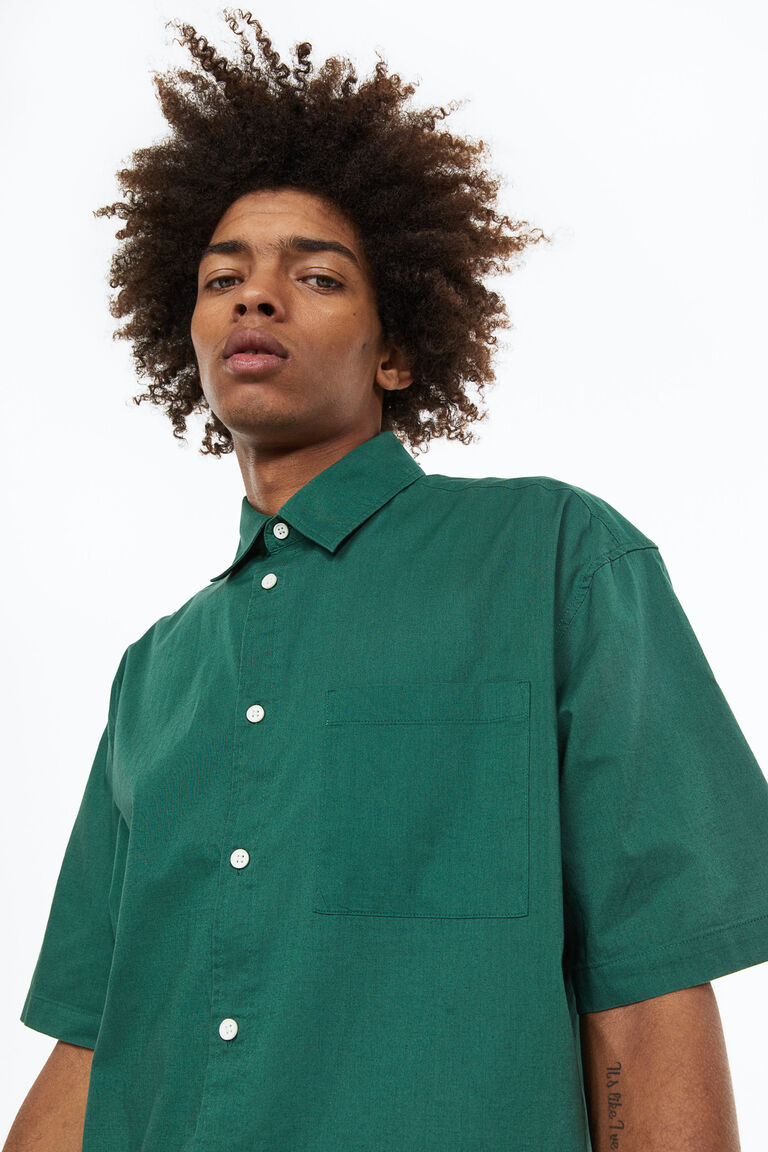 Relaxed Scarf Shirt