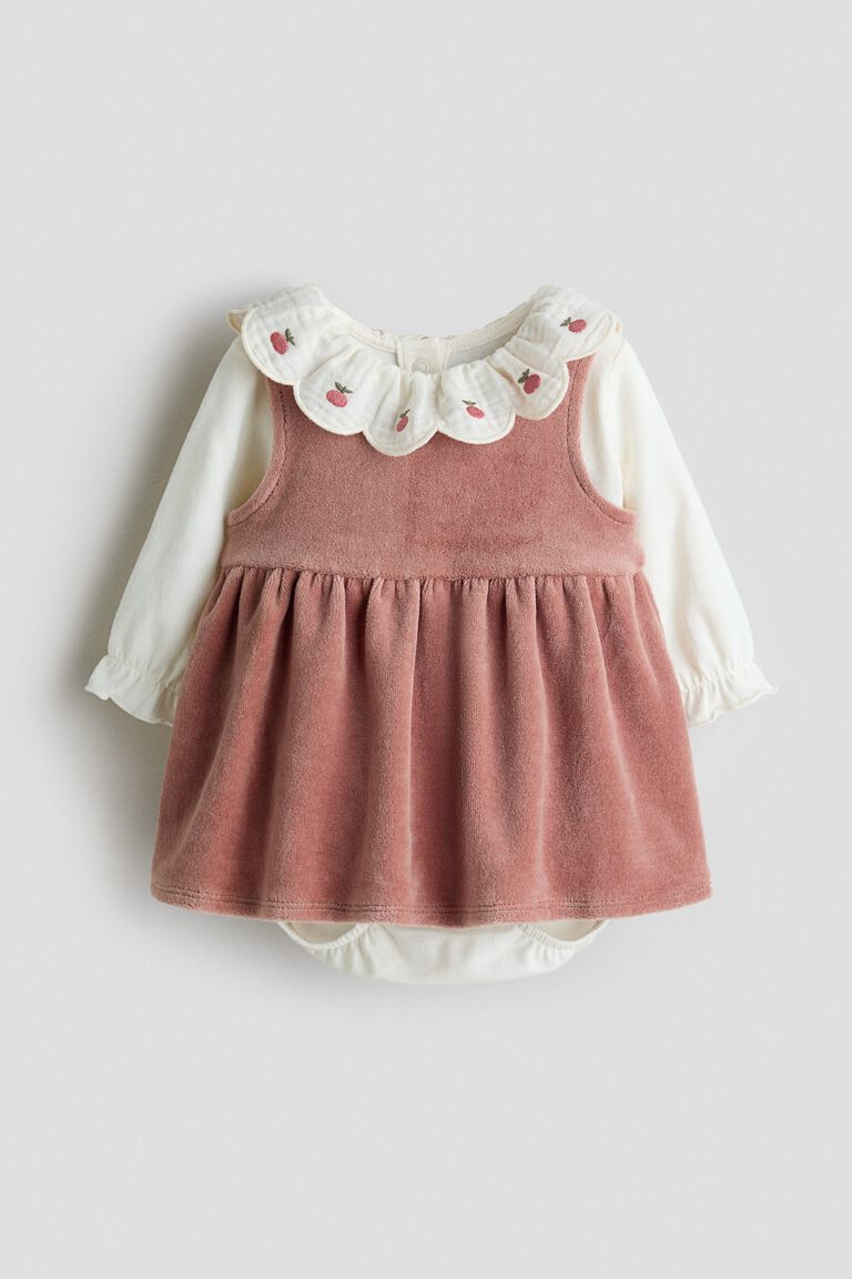 2-piece cotton velour set