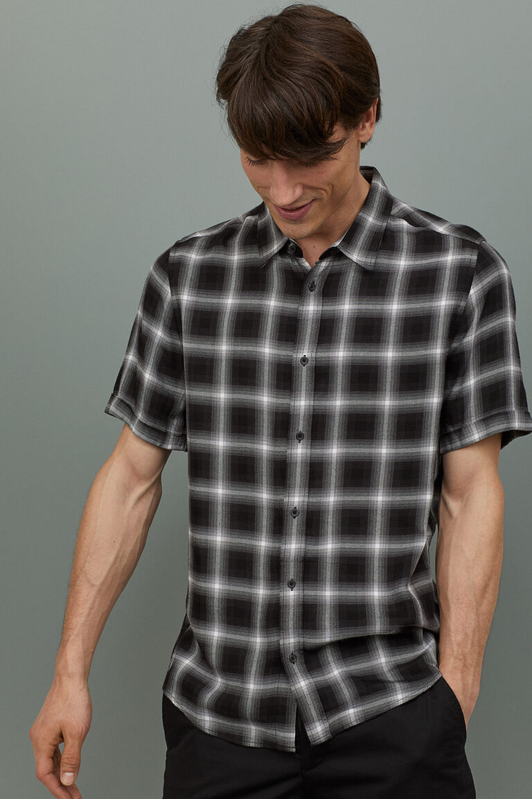 Viscose shirt Slim Fit