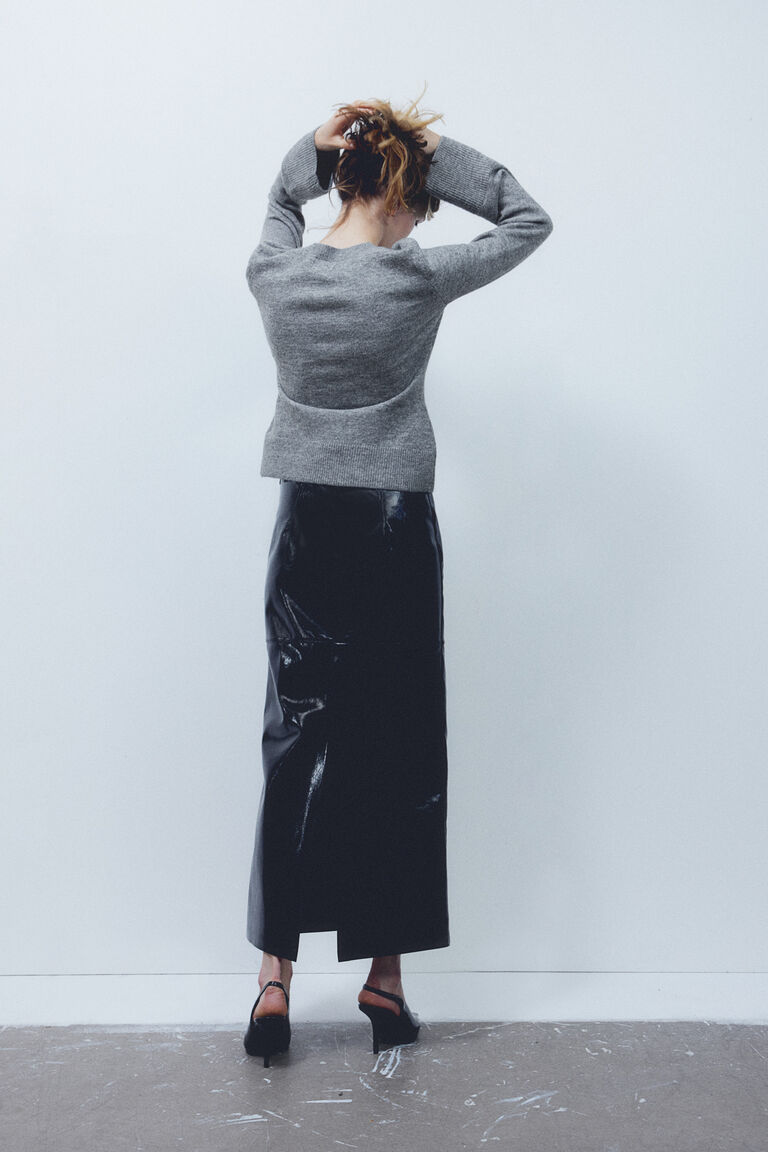 Fine Knit Jumper in Mint - 3460706