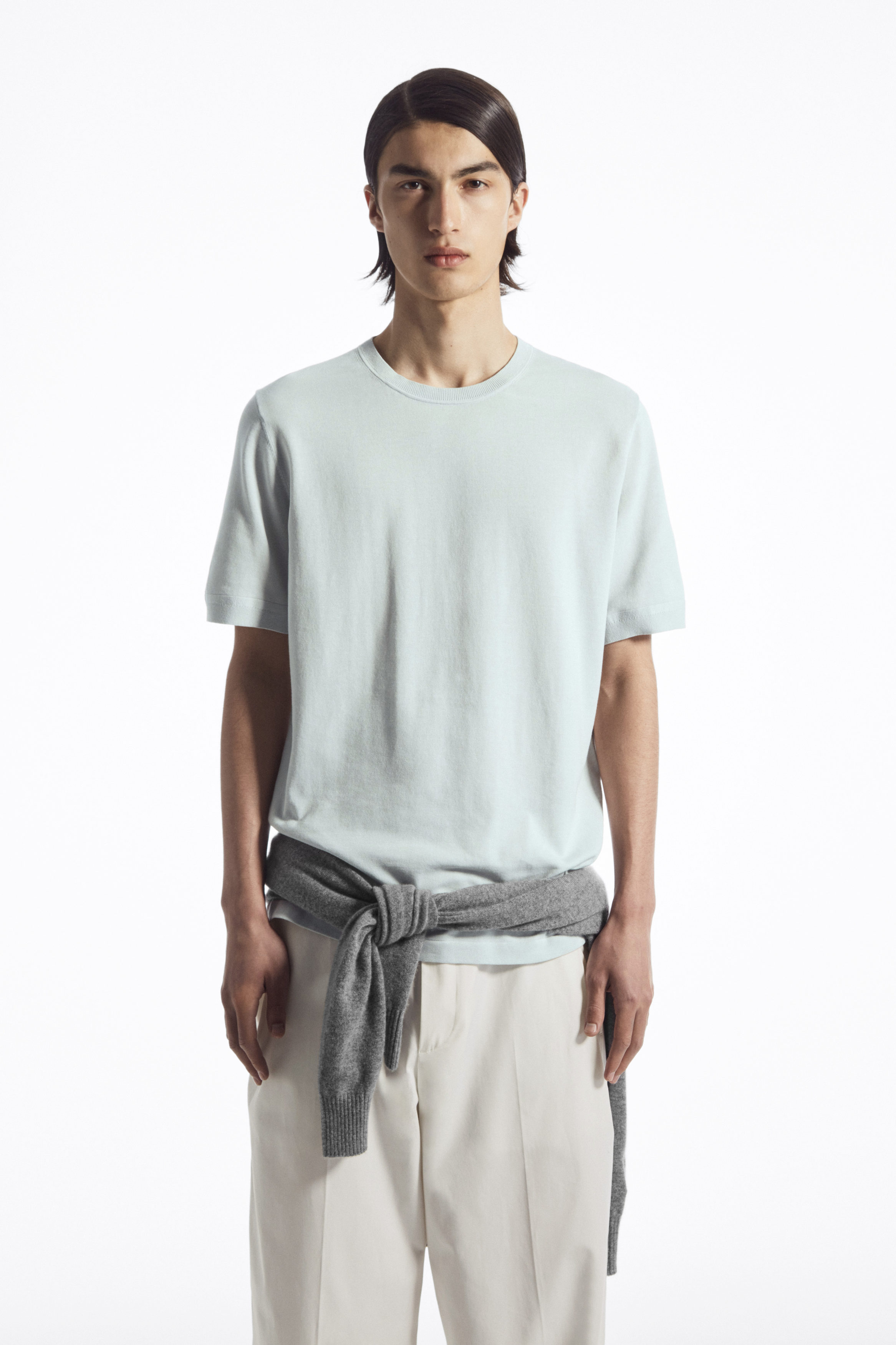LIGHTWEIGHT KNITTED T-SHIRT