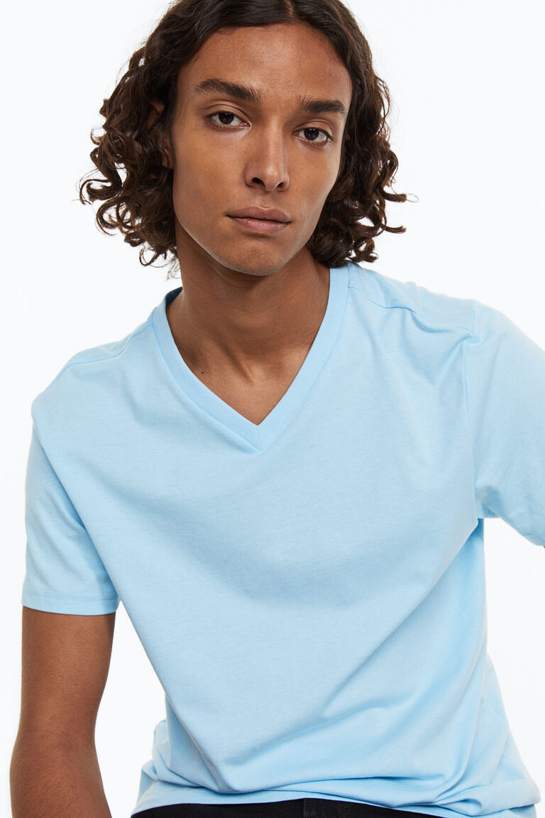 Regular Fit Vneck Tshirt