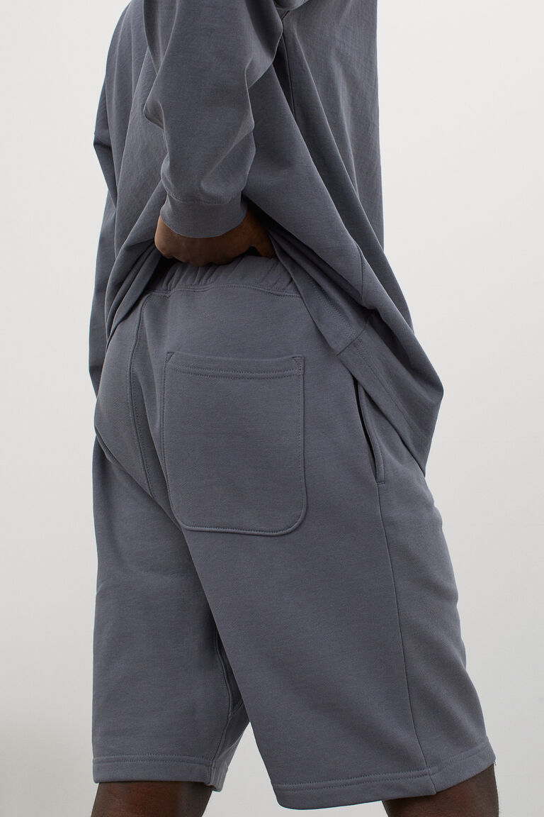 Cotton jogger shorts