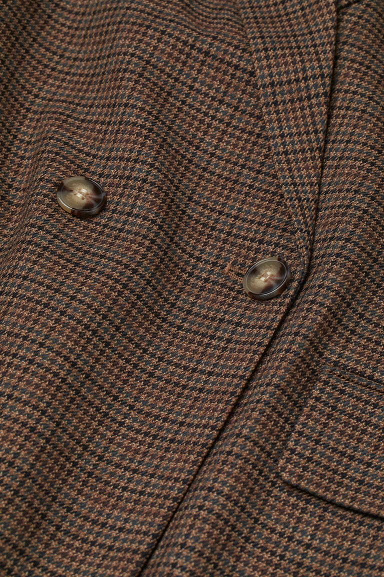 h and m double breasted jacket