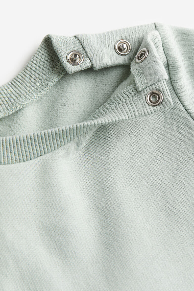 Cotton sweatshirt dress