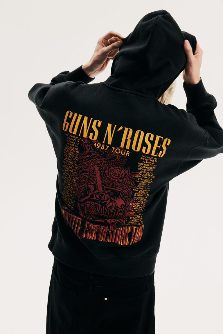 GROWSUNER Rose Embroidered Hoodie - Gothic Letter Graphic Pullover For Men And Women