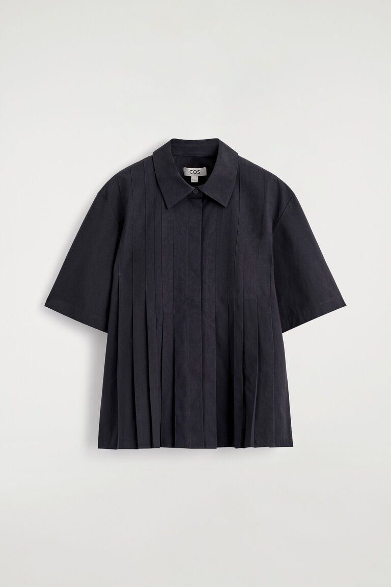 เสื้อเชิ้ตผ้าฝ้ายพลีต