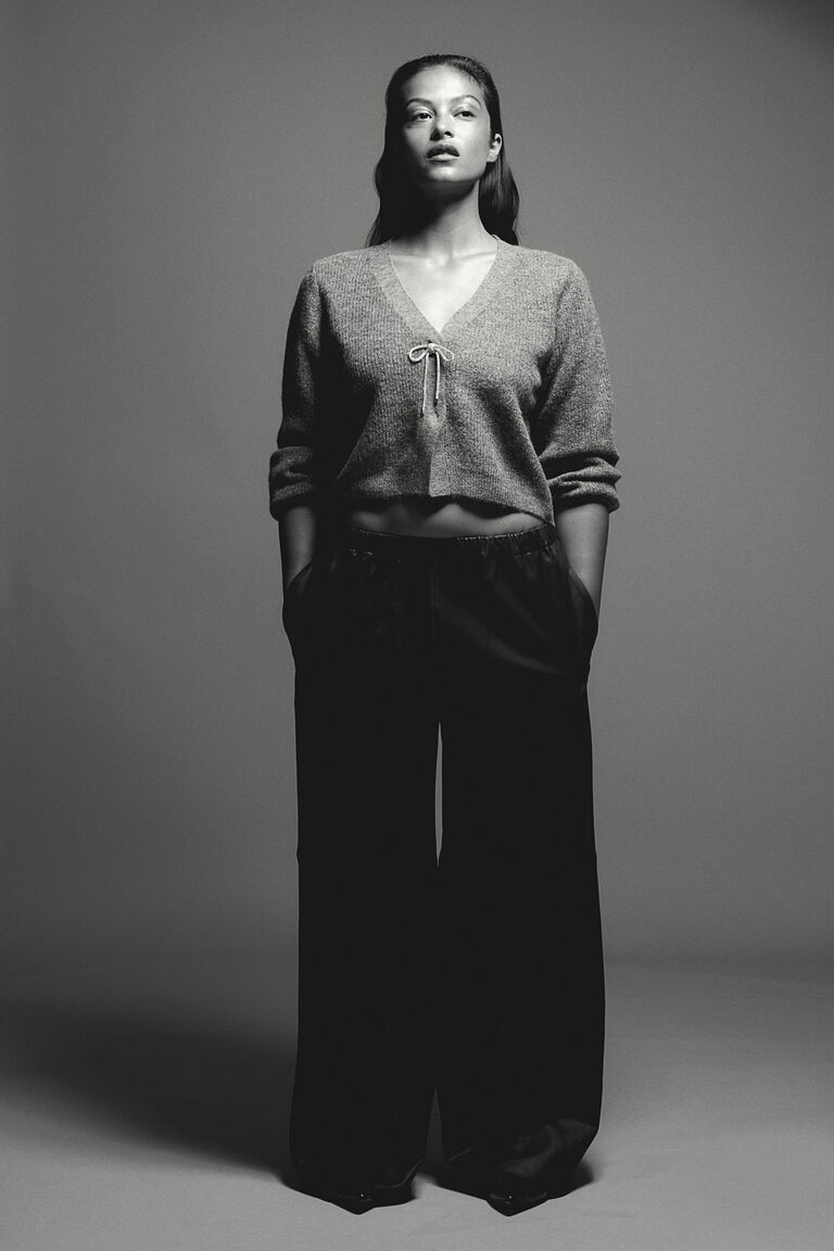 ✽✨スター地紋　モダンな長襦袢✨✽ Rhinestone-bow cardigan