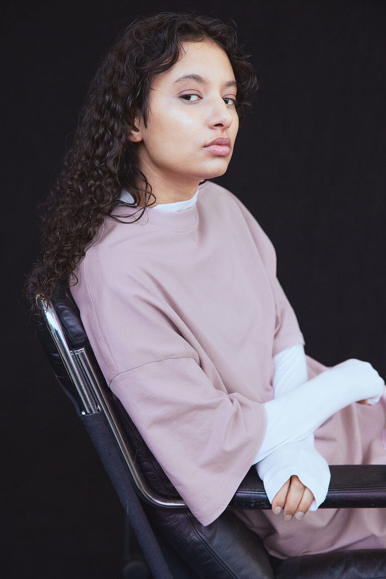 TAMIKA OVERSIZED CROPPED TOP