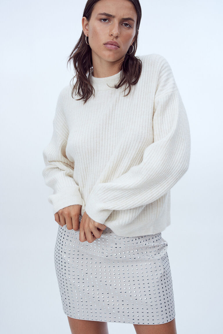 5110301 Cream Knitted Jumper