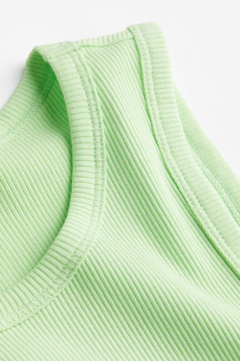 Ribbed vest top