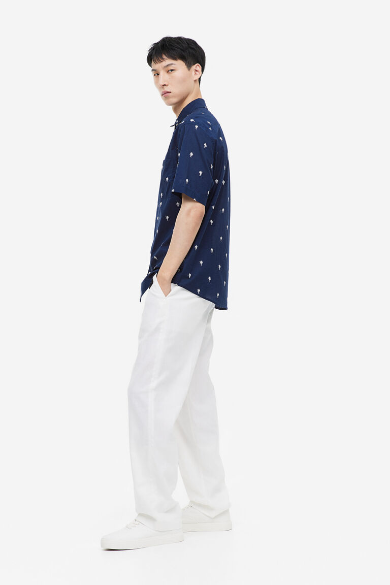 Regular Fit Short Sleeve Shirt - Crimson Karma Paisley