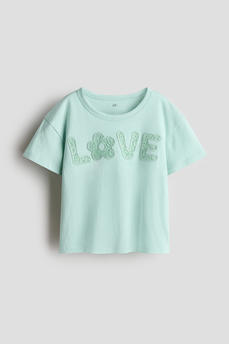 Motif-detail T-shirt
