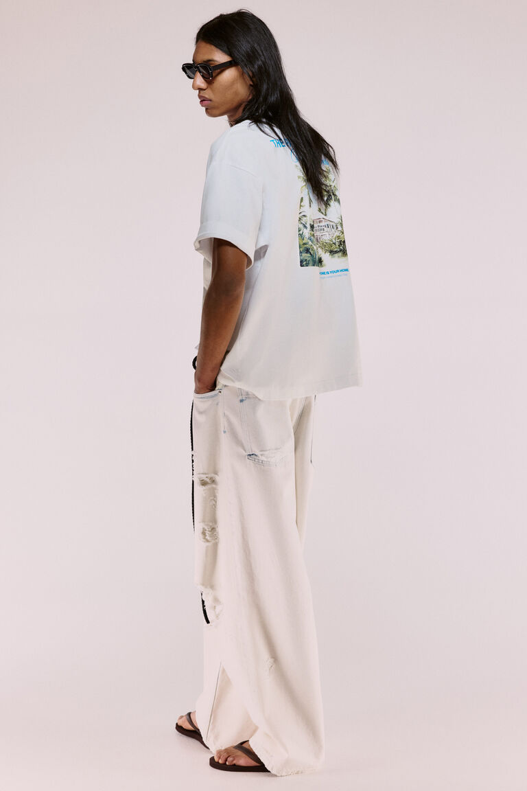 Oversized Fit Printed T-shirt