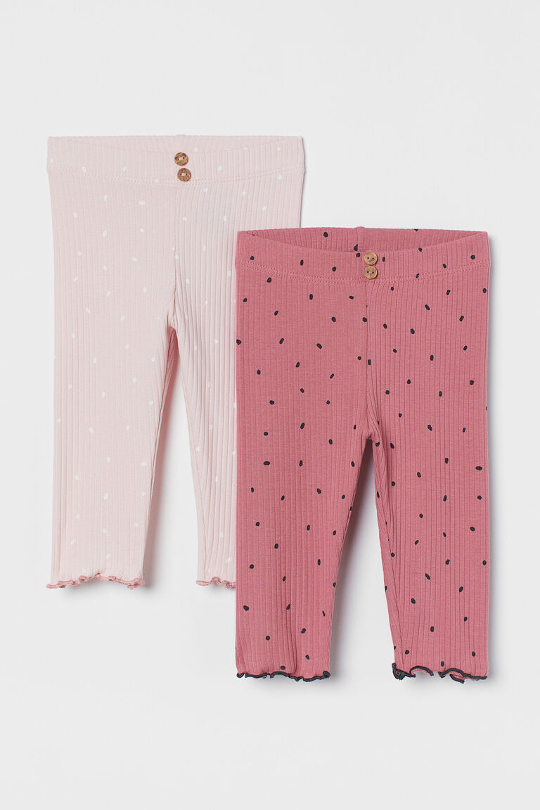 2pack ribbed leggings