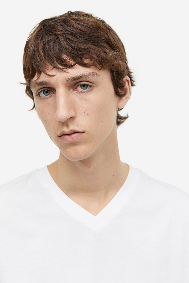 Regular Fit Vneck Tshirt