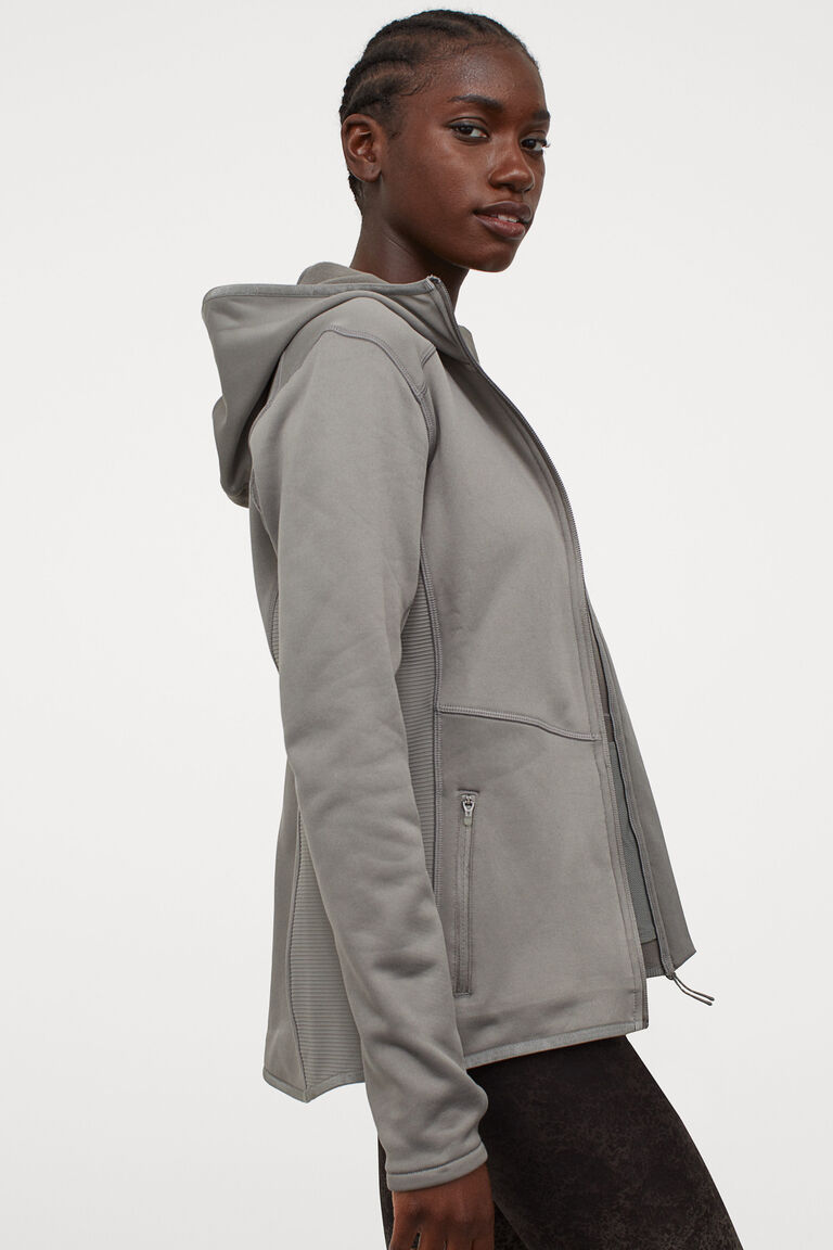 Zip Through Sports Hoodie