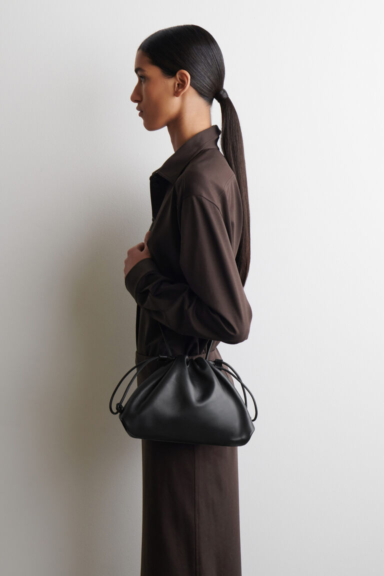 MINI CAVATELLI CLUTCH BAG - LEATHER