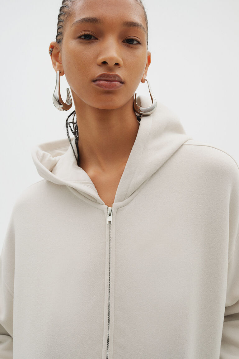 SHEER AIRY ZIP HOODIE サイズ2 クラネ クラネ SHEER AIRY ZIP HOODIE｜Yahoo!フリマ（旧PayPayフリマ）