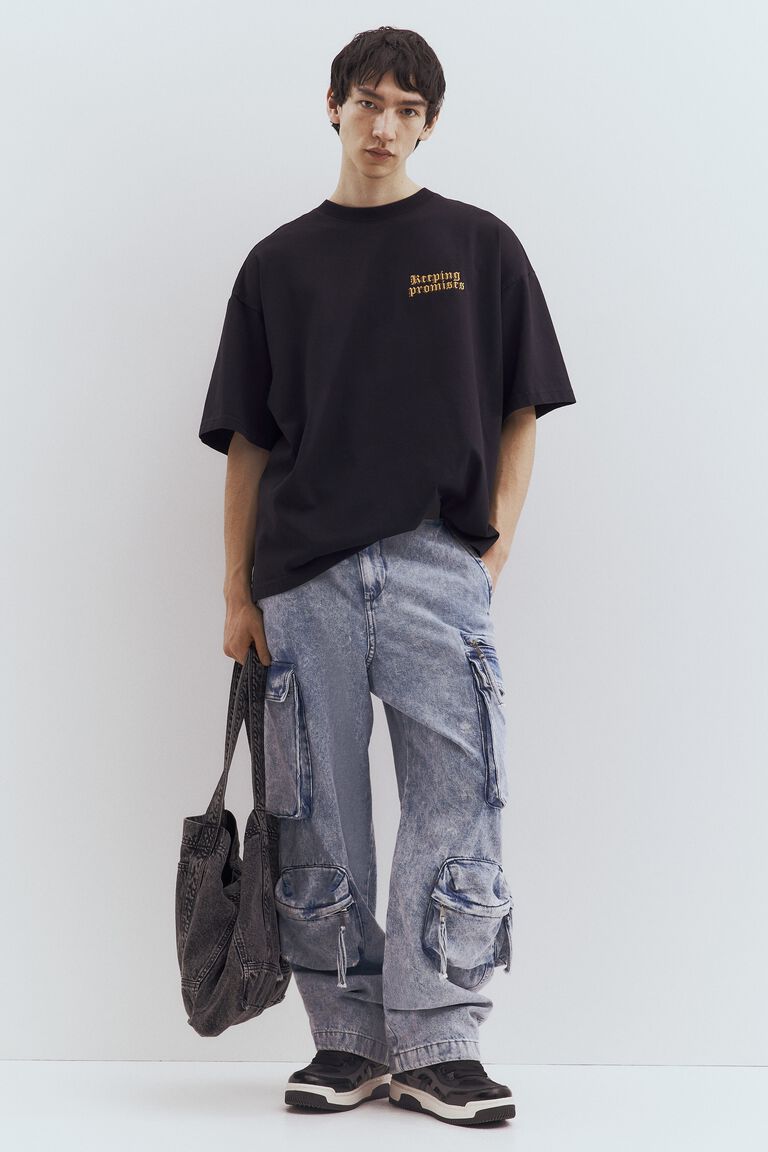 Oversized Fit Printed T-shirt