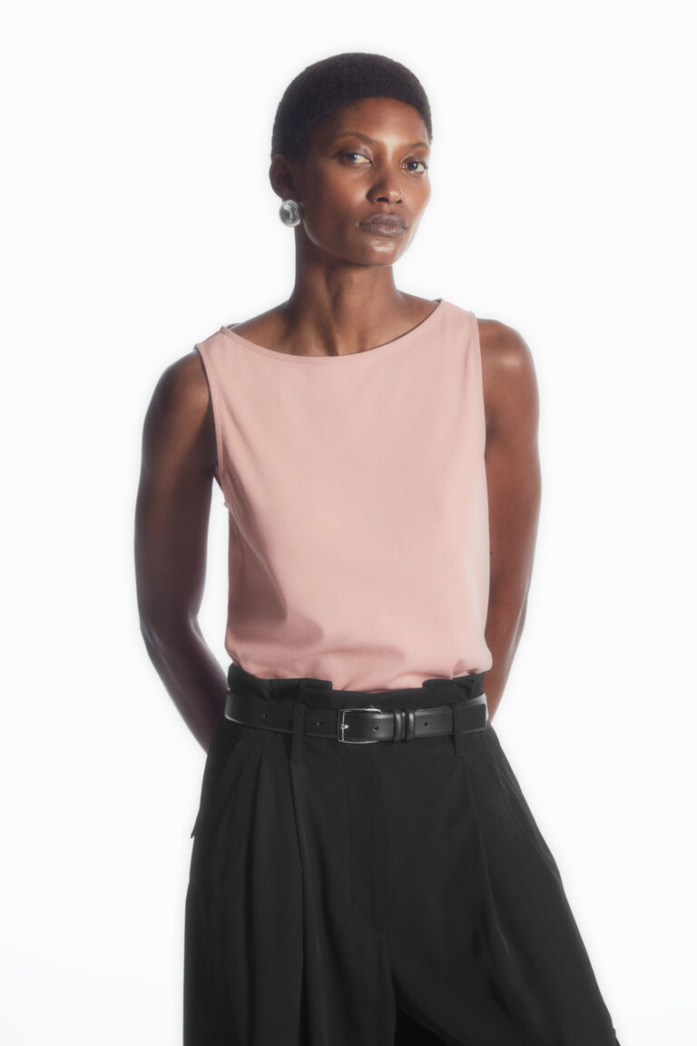 BOAT-NECK TANK TOP