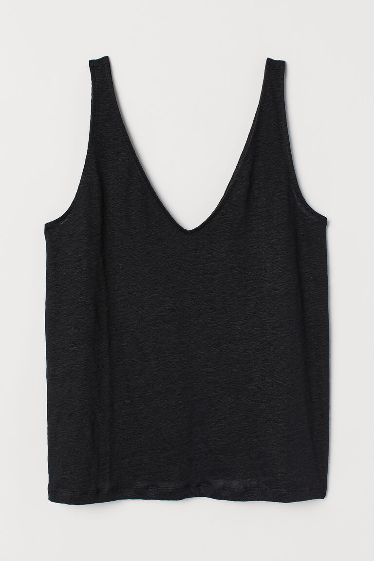 black vest top