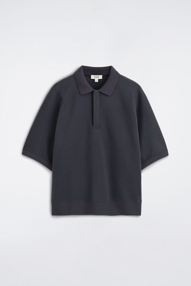 SCUBA-JERSEY POLO SHIRT