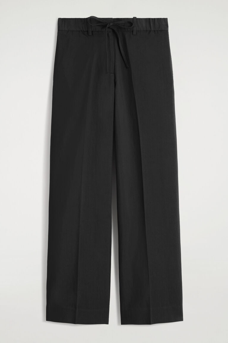 FLUID DRAWSTRING TROUSERS