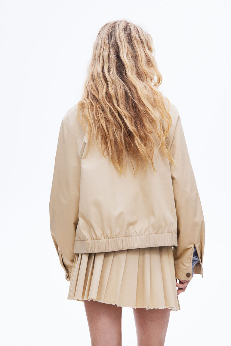 CLASSIC MINIMAL TAILORED JACKET ベージュ　M Twill jacket