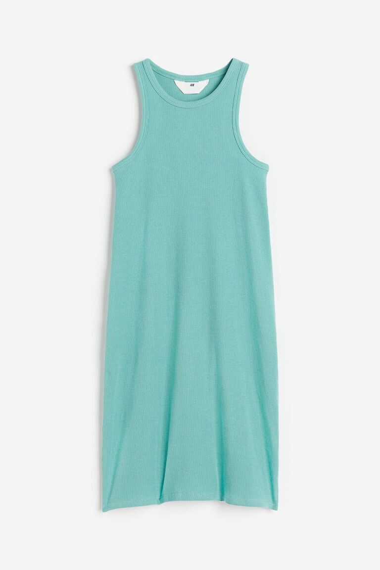 Ribbed jersey dress