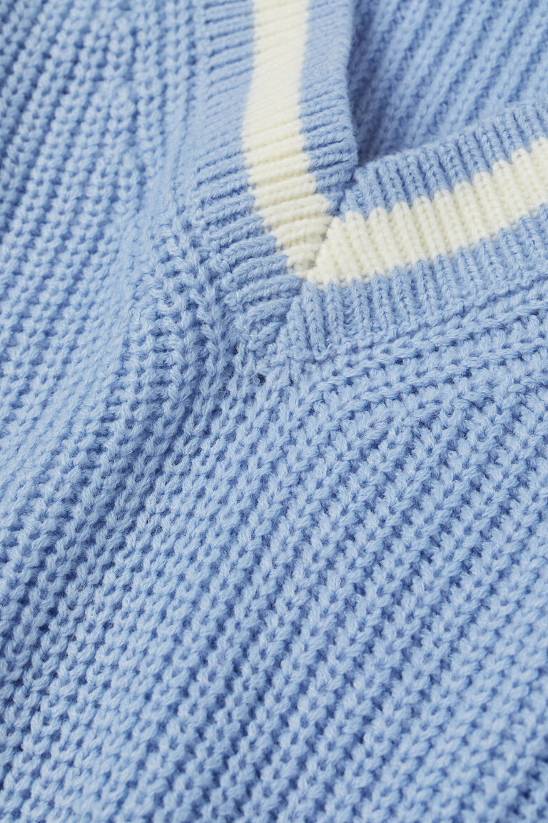 Ribbed sweater vest