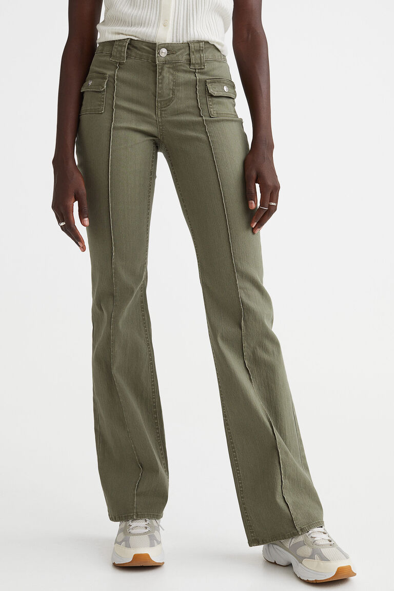Twill cargo trousers
