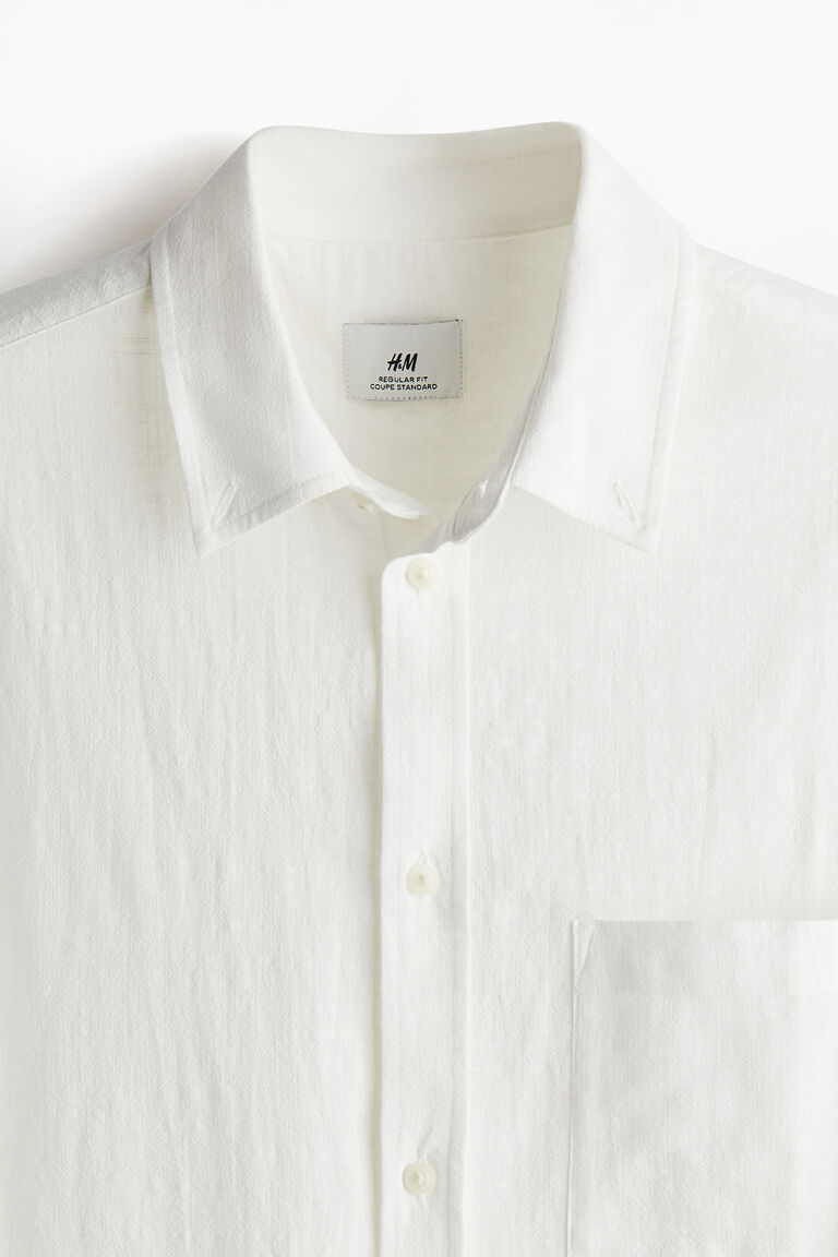 Textured Simple Shirt