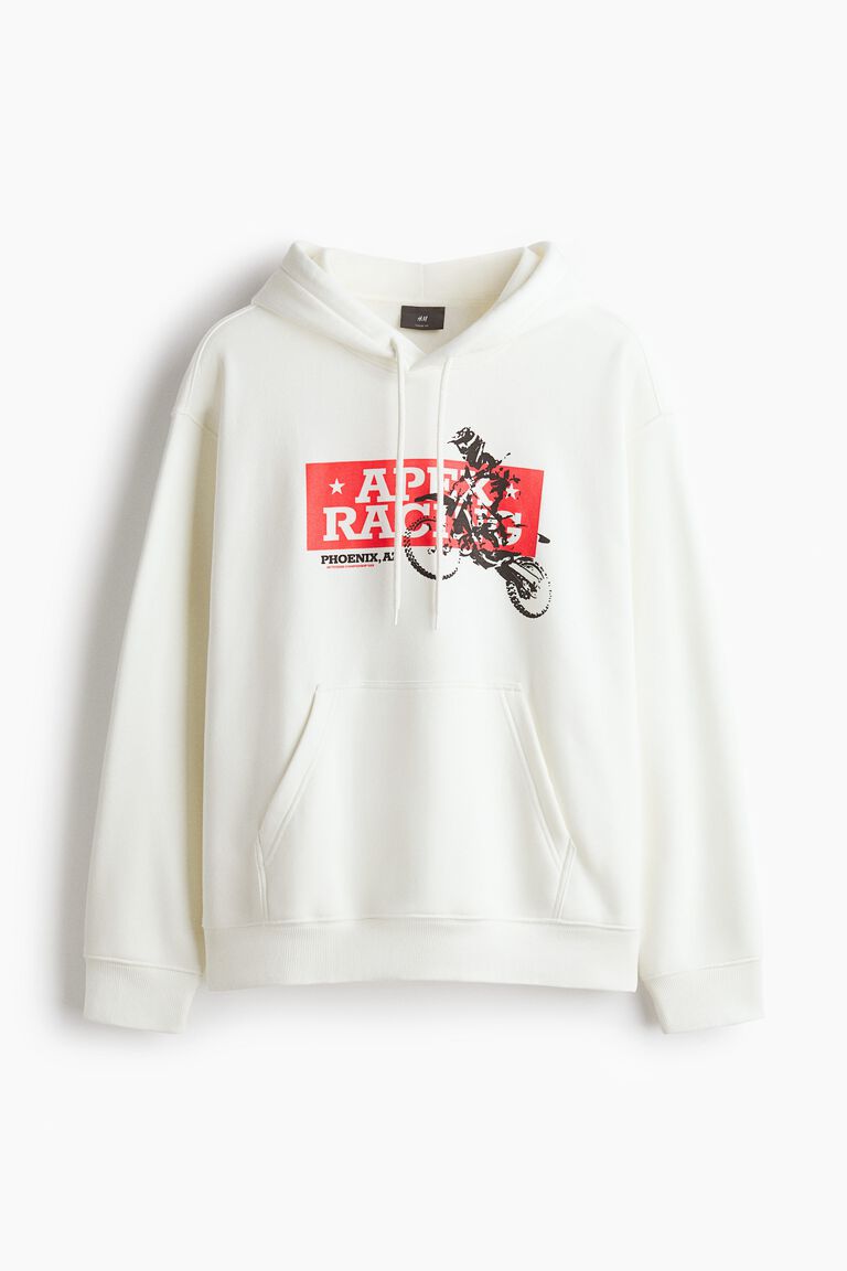 Loose Fit Printed hoodie