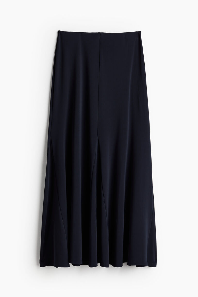 Jersey Knit A-line Skirt
