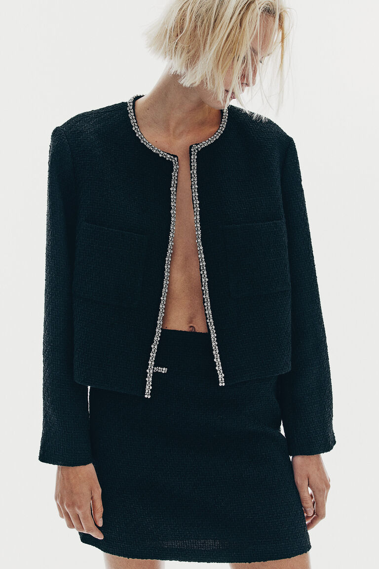 ジャケット・アウター herlipto  Boucle Jacket - black Outer